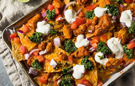 Chicken Tikka Nachos